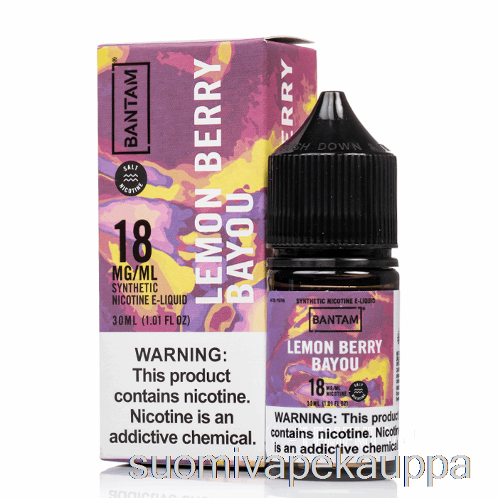 Vape Netistä Sitruunamarja Bayou - Bantam Suolat - 30ml 18mg